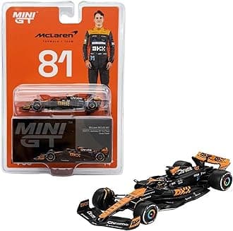 Diecast Model Car Compatible with Mini GT 1:64 McLaren MCL60#81 Oscar Piastri 2023 F1 Japan GP 3rd Place Limited Edition MGT00768-BL