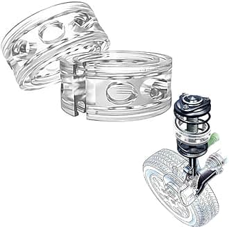 Car Shock Absorber, 2pc Transparent Car Shock Absorber Retainer TPE Spring Buffer Power Cushion (FOR MAHINDRA (XUV 500 UP TO 2015), FOR REAR)