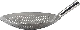 Winco SC-12 Round Stainless Steel Skimmer, 12-Inch