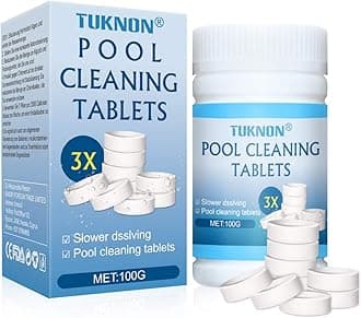 TUKNON Magic Pool Cleaning Tablets, Instant Pool Cleaning Tablets, 100 Pcs