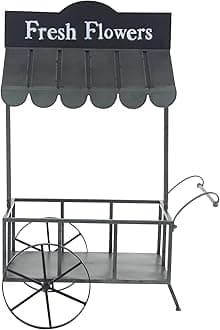 Farmhouse Black Metal Plantstand