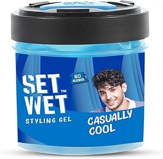 Set Wet Hair Styling Gel Cool Hold, 250ml - 1 Pack (Ship from India)