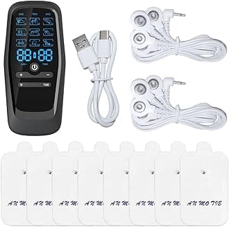 Period Simulator Machine for Men, Labour Pain Simulator for Men, Period Pain Simulator for Men, Realistic Cramp Experience, Portable Period Cramp Simulator with 8 PCS Patches, for Pain Relief