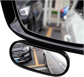 HD Blind Spot Car Mirror,Wide Angle Rearview Mirror with 360° Adjustment,Universal Car Essential Tool Fit for Cars,Truck,SUV