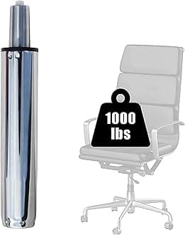 MRC EXECUTIVE CHAIRS ALWAYS INSPIRING MORE Office Chair Parts/Office Chair Gas Lift Cylinder- Universal Size, Heavy Duty Hydraulic and Suitable for All Office Chairs (Chrome Hydraulic)