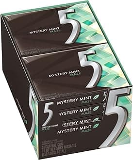 Sweet Mint Sugar Free Chewing Gum Bulk, 15 Stick Box (Pack of 10)