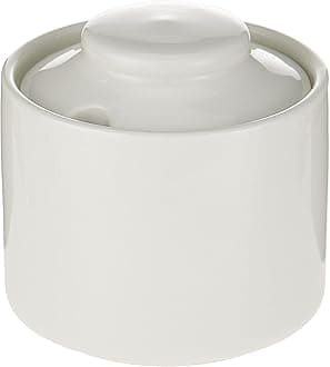 Porcelain Sugar Pot With Cover, Ivory