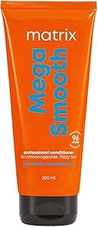 Mega Smooth Conditioner with Shea Butter and Ceramides for Frizzy Hair |Max Smoothness for 4 Days | | Used by 1 Lakh Hairstylists*| For All Hair Types | Paraben Free, 200ml