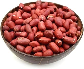Red Skin Peanuts 20kg - Raw Whole Skinned Peanut Nuts - Natural Bulk Ready to Eat Edible Nut For Human Consumption – Protein Unsalted Unroasted Shelled Redskin Kernels Jugu (Packaging May Vary) PURIMA