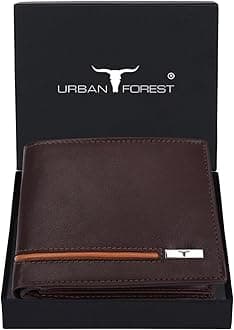 URBAN FOREST Stag Brown/Papaya Leather Wallet for Men