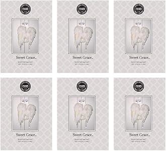 Bridgewater Candle Sachet Air Freshener Bag for Home or Car 6 Pack-Sweet Grace