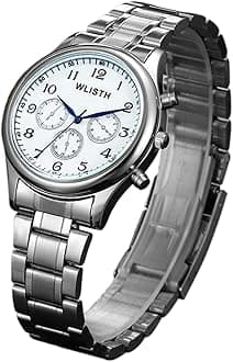 Irovami WLISTH P603 Elegant Noble Men Quartz Watch Business Casual Simple Gentleman Wrist Watch 30M Waterproof Wear-resistant Wristband with Steel Strap/Strap(Optional)