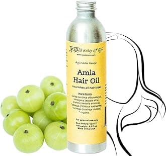 Amla Hair Oil - Organic Indian Gooseberry Herbal Oil | Nourishes Hair and Scalp | Ayurvedic Recipe | 8.5 FL OZ