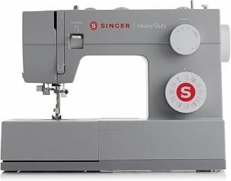 Heavy Duty 4432 (Grey) High Speed Sewing Machine +Accessory Kit | 32 Built-In Stitches Deliver 110 Stitch Applications | 50% More Power for Thick Fabrics, 1100 Stitches/Min, 1-Step Buttonhole