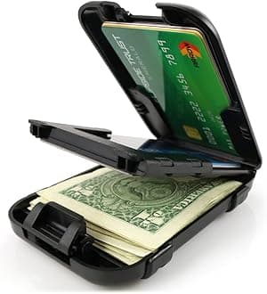 Wallets 4 RFID Blocking Wallet for Men with Removable Money Clip - Slim, Secure and Crush Resistant