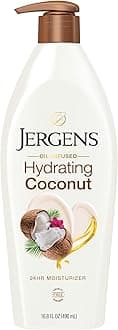 Hydrating Coconut Body Lotion, Hand and Body Moisturizer Hydrates Dry Skin Instantly, Infused with Coconut Oil, Dermatologist Tested, 16.8 oz