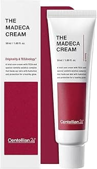 Madeca Cream (Season 6, 1.7fl oz) - Centella Moisturizer for Face, Korean Skin Care. Dry, Sensitive Skin. TECA, Centella Asiatica, Madecassoside