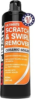 Carfidant Scratch and Swirl Remover - Car Scratch Remover for Scratches with Buffer Pad, Scratch Remover for Vehicles Repair Paint Any Color - Rubbing Compound for Cars 16.9 fl oz