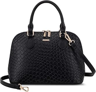LOVEVOOK Purse for Women Small Crossbody Bags Classic Double Zip Top Handle Dome Satchel Bag
