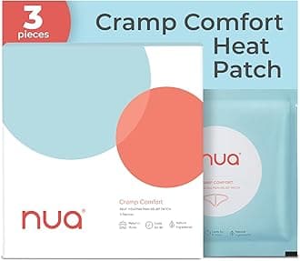 Cramp Comfort || Pack of 3 Heat Patches for Period Pain and Cramps || 100% Natural Ingredients and Portable || 8 Hours Pain Relief || Quick Relief from Menstrual Pain- White