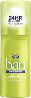 Ban Roll-On Powder Fresh Deodorant, 1.5 Ounce