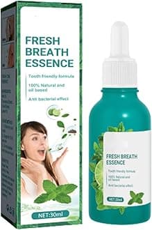 Fresh Breath Oral Care Essence, Breath Treatment for Adults, Dry and Bad Mouth Smell Removing Drops, Easy to Carry and Handy Fresh Breath Oil-serum, 30 mL, 1.01 Oz (1PCS)