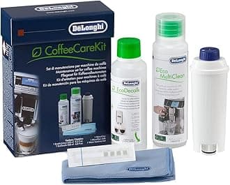 Coffee Care Kit, Essential Coffee Machine Maintenance Products, Suitable for Machines with filters, DLSC306, Black