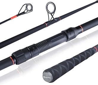 Carp Fishing Rod Carbon Fiber Spinning Fishing Rod,with Super Smooth Guide Ring,(3M/3.6M) 6/7 Section Portable Travel Fishing Pole for Saltwater or Freshwater Carp Rod