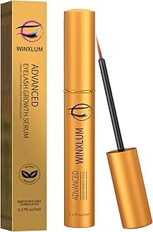 Premium Eyebrow Growth Serum with Peptides for Fuller, Longer, Thicker, and Stronger Lashes, Vegan & Cruelty Free, 5ML, Plant Extract, Irritation-Free