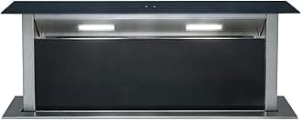 SIA DD90BL 90cm Black Touch Control Downdraft Kitchen Cooker Hood Extractor Fan
