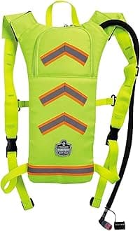 Ergodyne Chill-Its 5155HV High Visbility Low Profile Hydration Pack, 2 ltr, Lime
