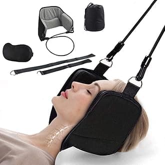 Neck Relief Device, Portable Decompression Cervical Traction Device, Head Traction for Neck Shoulder Pain Relief and Physical Ther