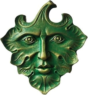 The Green Man Wall Art Sculpture Premium Quality Cast Iron Wall Plaque,The Green Man,Spring,Fantasy Decorative Sculpture