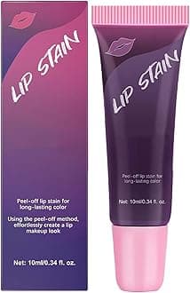 Peel Off Lip Liner Stain Long Lasting Lip Tint Stain Nonstick Cup Lipgloss Makeup for Women Lip Stain Lipgloss (03, One Size)