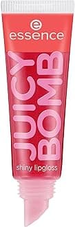 essence Juicy Bomb Shiny Lip Gloss No. 104, Red, Glossy, Radiant Fresh, Shimmering, Vegan, Alcohol-Free, Paraben-Free, No Microplastic Particles, Pack of 10 ml