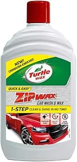 Turtle Wax 52822 Zip Wax Super Concentrated Car Wash Shampoo & Wax 500ML