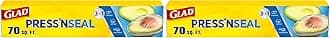 Glad Press'n Seal Plastic Food Wrap | 70 Square Foot | Roll | Pack of 2