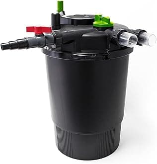 Turn2Clean Pond Filter (40000 Ltr Pond 55W UVC), Black