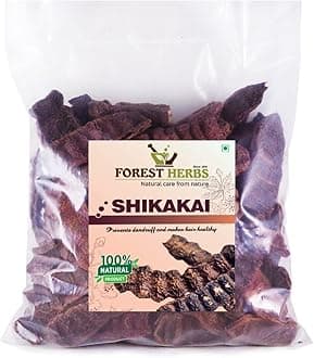 The Forest Herbs Natural Care From Nature Organic Whole Dried Sabut Shikakai, Acacia Concinna RAW Form (500GMS)