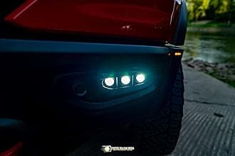 M&R Automotive LED Lights with Mounts & Hardware | Ultra-Bright RAM 1500 & TRX LED M&R FOG LIGHT KIT | Easy Install for 2019 2020 2021 2022 2023 models, black
