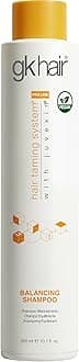 GK HAIR Global Keratin Balancing Shampoo 10.1 Fl Oz For Dry Damaged Oily Greasy & Color Treated Hair, Restores pH Levels, Sulfate-Paraben Free Daily Conditioning Deep Cleanser & Impurities Remover