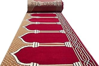 SUPPLE CARPETS Washable ZANAMAZ Prayer Carpet for MASJID (Mosque) & Gallery Carpet with 0.5 INCH Thickness 4 x 35 feet