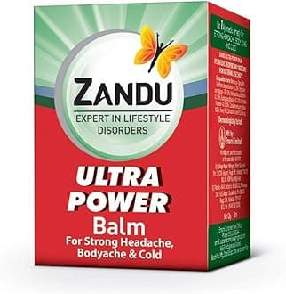 4 X Zandu Balm Ultra Power Balm Multipurpose Solution 8ml