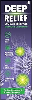 Deep Relief Triple Action Anti-Inflammatory Gel, White, 50 g