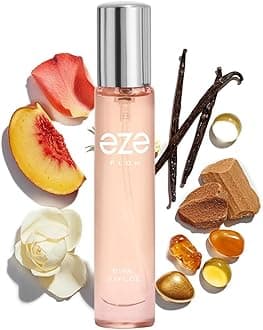 Eze FLOW Eau de Parfum for Women 18ML | Long-Lasting Luxury Perfume | Elegant Peach, Freesia & Rose | Warm Sandalwood, Musk & Vanilla Base | Premium Floral & Woody Fragrance | Captivating Scent | EDP