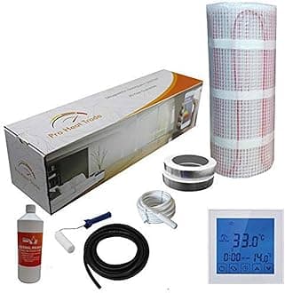Electric Underfloor Yellow Box Heating kit 150w - 20.0m2 - White Touch Thermostat