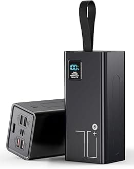 Power Bank 70000mAh, PD 30W & QC 3.0 Fast Charging Battery Pack, USB C Portable Charger with 5 Outputs & 2 Inputs, Large Capacity Powerbank for iPhone, iPad,Laptop,Camping, Outdoor