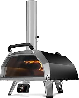 Ooni Karu 2 Pro Multi-Fuel Portable Pizza Oven - Outdoor Wood Fired Pizza Maker with Stone & Thermometer - 16 Inch Oven for Backyard Cooking (Karu 2 Pro)