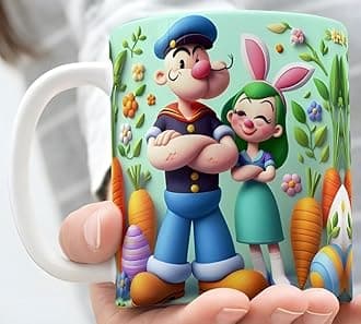 Choicecases'' Cutie Cups for Cutie Couple Lovely Cartoon Couple Printed Coffee Mug Tea Cup for Gift to Friend, Brother, Sister & Lover, Motivational Gift Mugs with Quotes 350 Ml Design_4544
