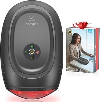 COMFIER Hand Massager with Heat and Compression, Cordless Hand Massager for Arthritis and Carpal Tunnel, Wrist, Finger Massage for Mom, Dads, Women and Men (Black)